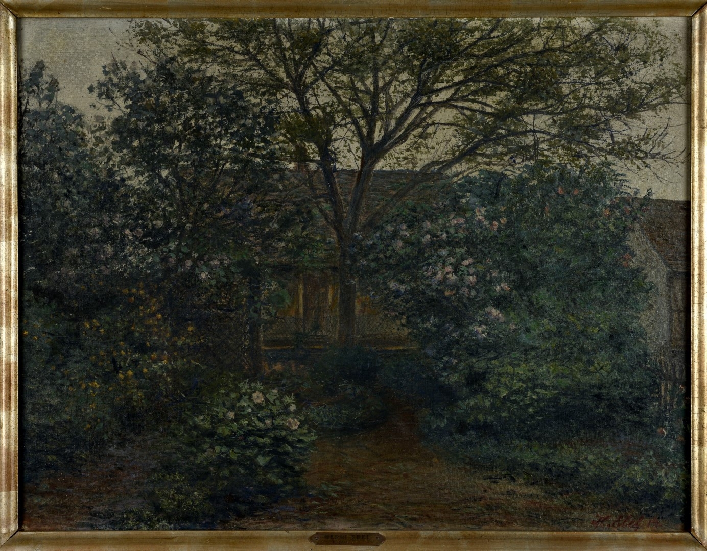 Mon jardin,1914, huile sur toile, Musées de Strasbourg, photo M. Bertola.