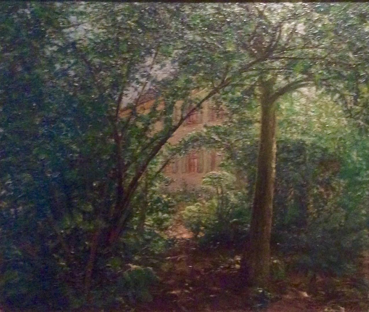 Maison d'Henri Ebel, vue du jardin, collection particulière.