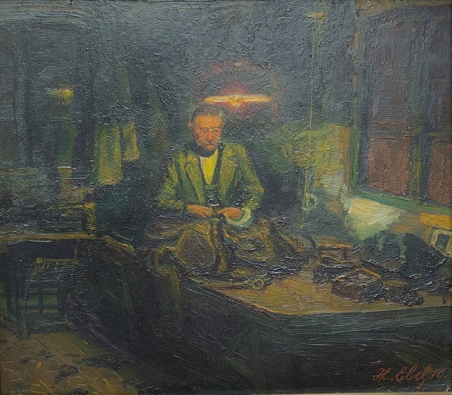 Schneider-Werkstatt,1916,huile sur carton collection, galerie Fischer Paris.