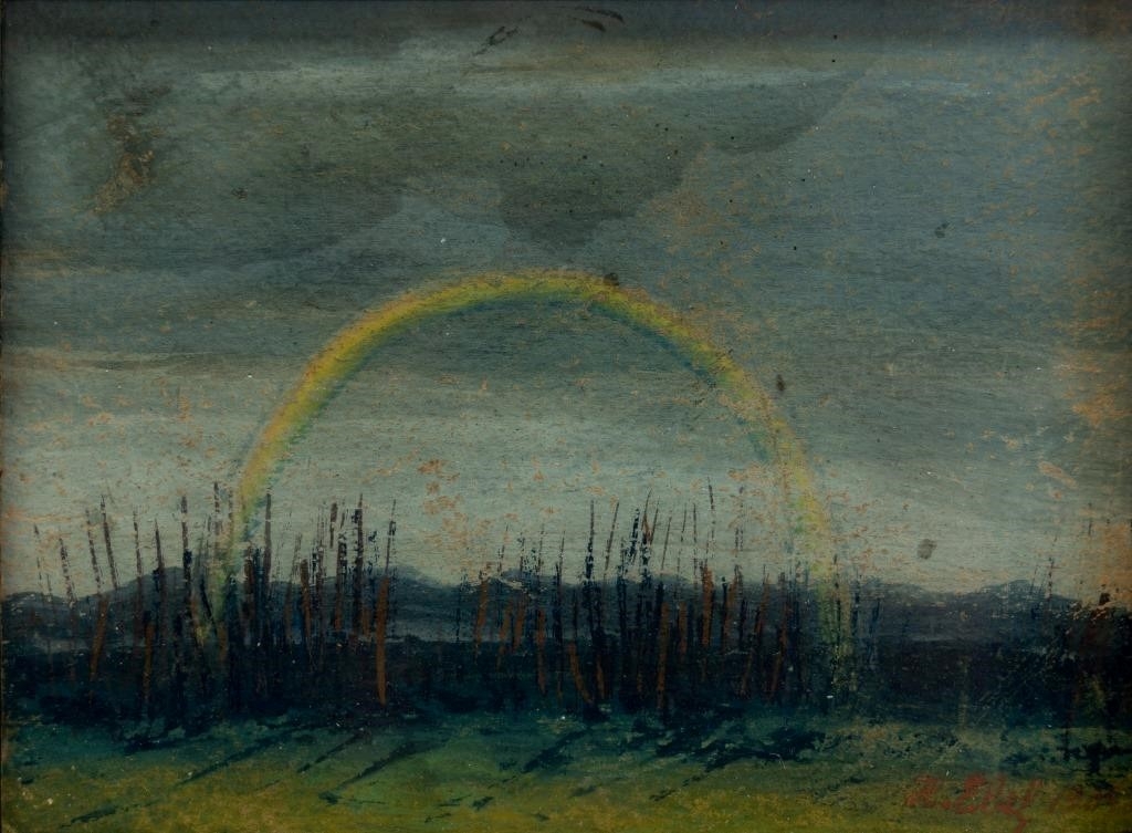 Arc en ciel, 1905, tempera, 18x22cm, collection particulière